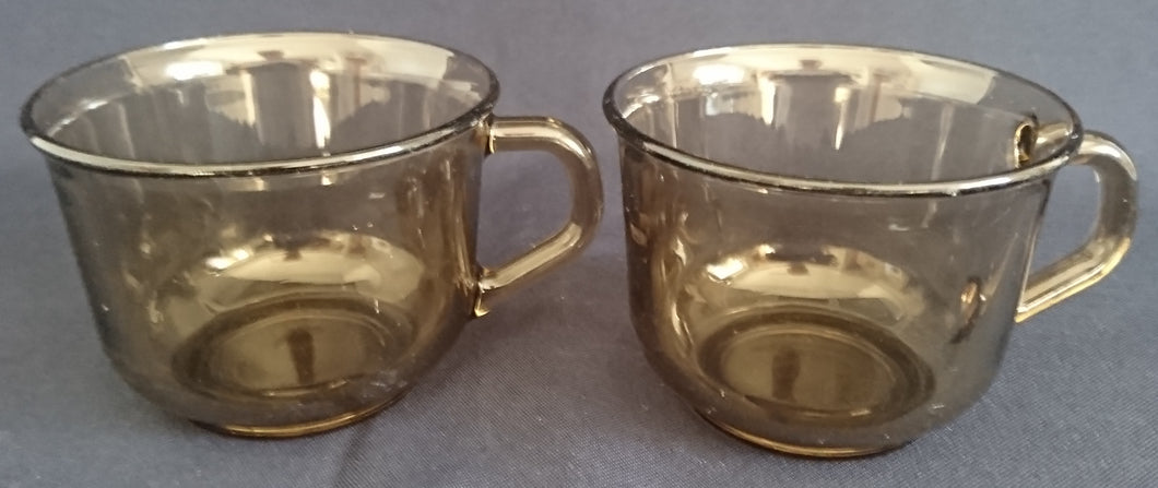 2er Set TEETASSEN - Hartglas, Einfärbiges Moderne Form Motiv Dekor