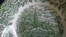 Lade das Bild in den Galerie-Viewer, 2er Set SUPPENTELLER - Keramik / Steingut, Flora Blüten Landwirtschaft Acker Feld Kirche Motiv Dekor
