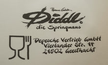 Lade das Bild in den Galerie-Viewer, KAFFEETASSE - Keramik / Steingut, Diddl Blumenantrag Ähm, d d  die ist fffüa dich Aufschrift Motiv Dekor
