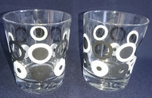 Lade das Bild in den Galerie-Viewer, WHISKEY~ WHISKY~ GETRÄNKEGLAS - Hartglas, Kreise Ringe Motiv Dekor

