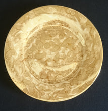 Lade das Bild in den Galerie-Viewer, 2er Set 3er KAFFEEGEDECK - Porzellan, Goldrand Perlmut Abstrakt Batik Motiv Dekor
