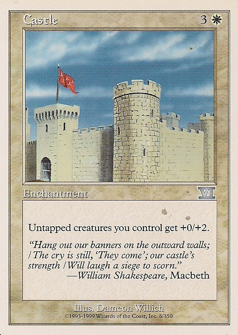 CASTLE, Magic -The Gathering-, Ausgabe / Set / Serie 6te Edition (Classic) 1999