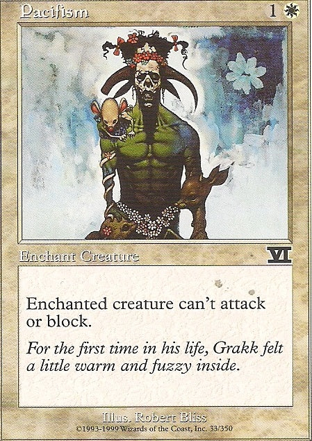 PACIFISM, Magic -The Gathering-, Ausgabe / Set / Serie 6te Edition (Classic) 1999