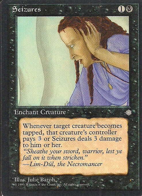 SEIZURES, Magic -The Gathering-, Ausgabe / Set / Serie Eiszeit (Ice Age) 1995