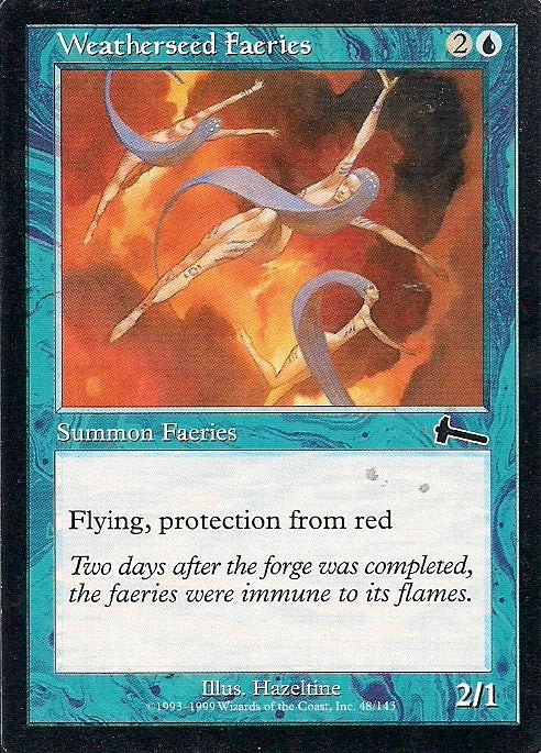 WEATHERSEED FAERIES, Magic -The Gathering-, Ausgabe / Set / Serie Urzas Vermächtnis (Urza´s Legacy) 1999
