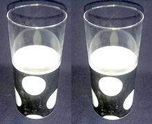 Lade das Bild in den Galerie-Viewer, LONGDRINK~ GETRÄNKEGLAS - Hartglas, Kreise Punkte Motiv Dekor
