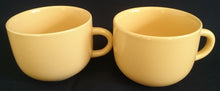 Lade das Bild in den Galerie-Viewer, 2er Set 2er KAFFEEGEDECKE - Keramik / Steingut, Modernes Gelb Einfärbiges Motiv Dekor
