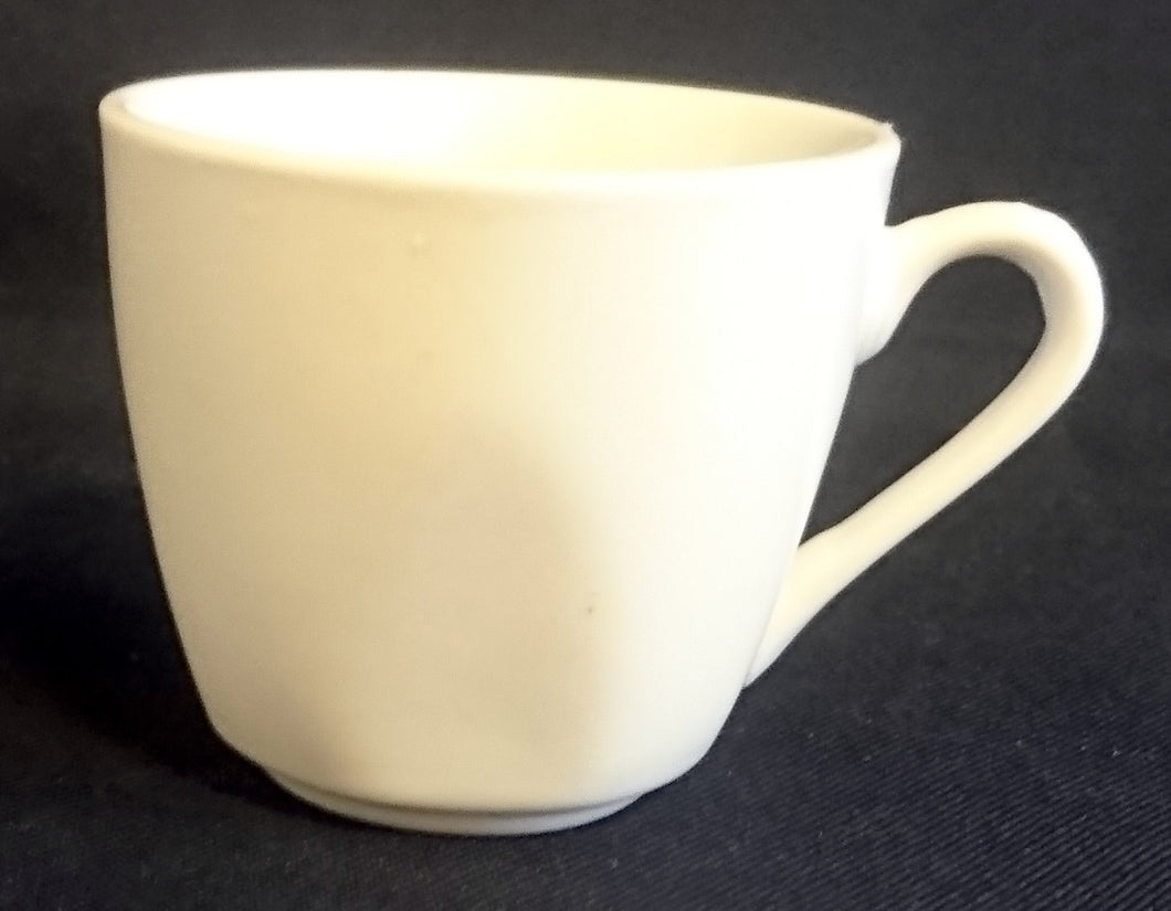 ESPRESSO~ KAFFEETASSE - Porzellan, Gastronomische Einfärbiges Motiv Dekor