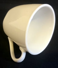 Lade das Bild in den Galerie-Viewer, 2er Set 2er ESPRESSO~ KAFFEEGEDECKE - Porzellan, Gastronomische Einfärbiges Motiv Dekor
