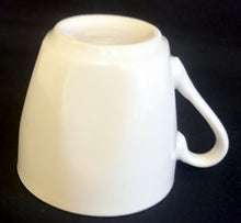 Lade das Bild in den Galerie-Viewer, 2er Set 2er ESPRESSO~ KAFFEEGEDECKE - Porzellan, Gastronomische Einfärbiges Motiv Dekor
