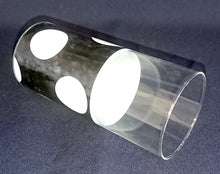 Lade das Bild in den Galerie-Viewer, LONGDRINK~ GETRÄNKEGLAS - Hartglas, Kreise Punkte Motiv Dekor
