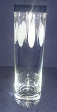 Lade das Bild in den Galerie-Viewer, 2er Set MINI LONGDRINK~ GETRÄNKEGLÄSER - Kristallglas, Mattiert Ovale Kreise Flecken Punkte Motiv Dekor
