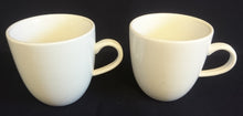 Lade das Bild in den Galerie-Viewer, 2er Set 2er KAFFEEGEDECKE - Porzellan, Einfärbiges Gastronomisches Motiv Dekor
