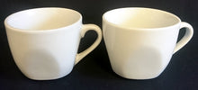 Lade das Bild in den Galerie-Viewer, 2er Set 2er KAFFEEGEDECKE - Porzellan, Gastronomische Einfärbiges Motiv Dekor
