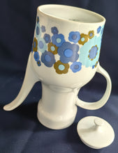 Lade das Bild in den Galerie-Viewer, 16 Teiliges MOCCA~ KAFFEESERVICE - Porzellan, Flora Blumenblüten Pflanzen Motiv Dekor
