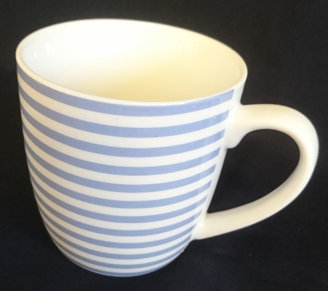 KAFFEETASSE - Porzellan, Streifen Balken Linien Motiv Dekor
