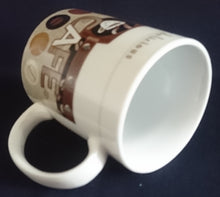 Lade das Bild in den Galerie-Viewer, KAFFEETASSE - Porzellan, Kaffeebohnen Cafe Classic Delicious Aufschrift Dekor
