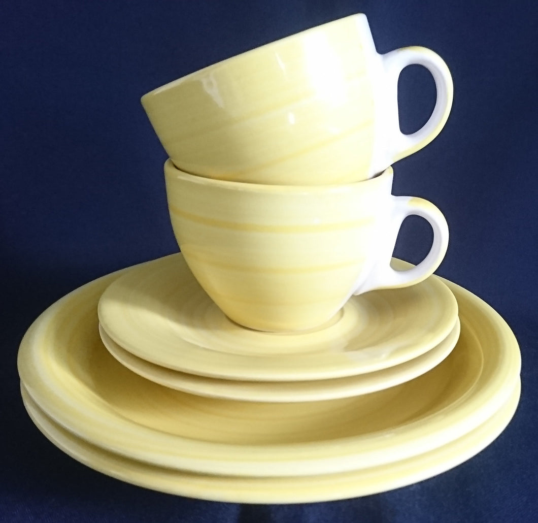 2er Set 3er KAFFEEGEDECKE 