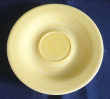 Lade das Bild in den Galerie-Viewer, 2er Set 3er KAFFEEGEDECKE &quot;Flirt&quot; &quot;Liso&quot; - Porzellan, Streifen Einfärbiges Meliertes Dekor
