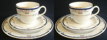 Lade das Bild in den Galerie-Viewer, KAFFEETASSE &quot;Patricia&quot; - Porzellan, Goldrand Flora Rosenblumen Kettenglieder Motiv Dekor (BC)
