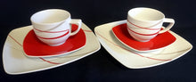 Lade das Bild in den Galerie-Viewer, KAFFEETASSE &quot;Novel&quot; - Geometrisches Linien Striche Abstrakt Motiv Dekor
