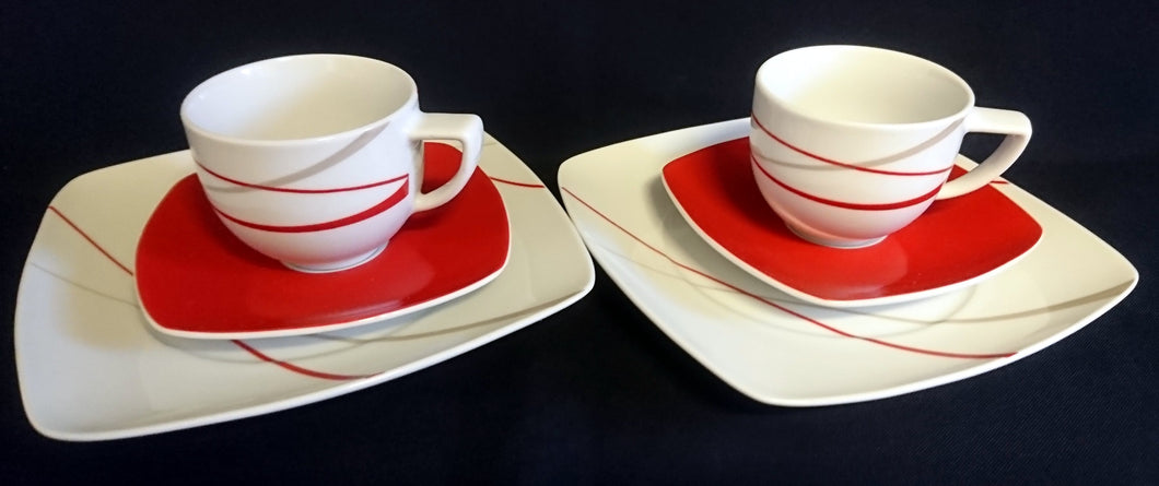 2er Set 3er KAFFEEGEDECK 