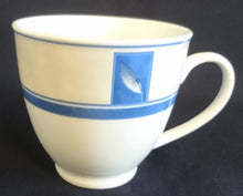 Lade das Bild in den Galerie-Viewer, 2er Set 2er KAFFEEGEDECKE - Porzellan, Flora Blatt Blätter Abstrakt Viereck Motiv Dekor
