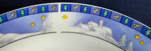Lade das Bild in den Galerie-Viewer, 3er KAFFEEGEDECK - Porzellan, Advent Weihnachten Winter Schnee Baum Bäume Rand Symbole Motiv Dekor
