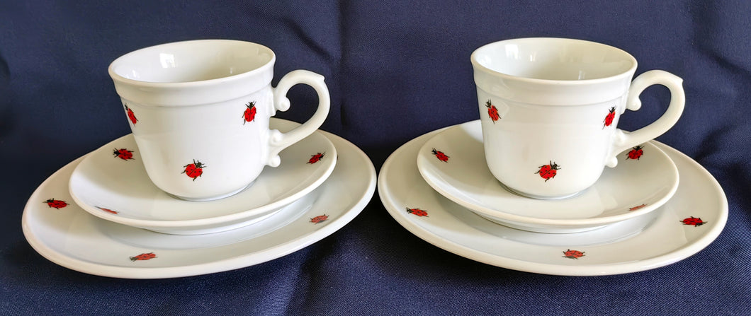 2er Set 3er KAFFEEGEDECKE 