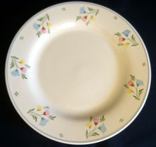 Lade das Bild in den Galerie-Viewer, 2er Set DESSERTTELLER - Keramik / Steingut, Flora Blumen Blüten Pflanzen Motiv Dekor
