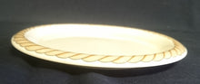 Lade das Bild in den Galerie-Viewer, 2er Set DESSERTTELLER &quot;Corda Avana&quot; - Porzellan, Gedrehtes Seil Zopf Strick Motiv Dekor
