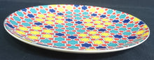 Lade das Bild in den Galerie-Viewer, DESSERTTELLER - Porzellan, Abstrakt Geometrische Flora Blüten Punkte Motiv Dekor
