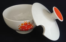 Lade das Bild in den Galerie-Viewer, 4er Set KAFFEEKANNE MIT DECKEL &amp; ZUCKERDOSE MIT DECKEL - Porzellan, Flora Abstrakt Blumenblüten Pflanzen Motiv Dekor
