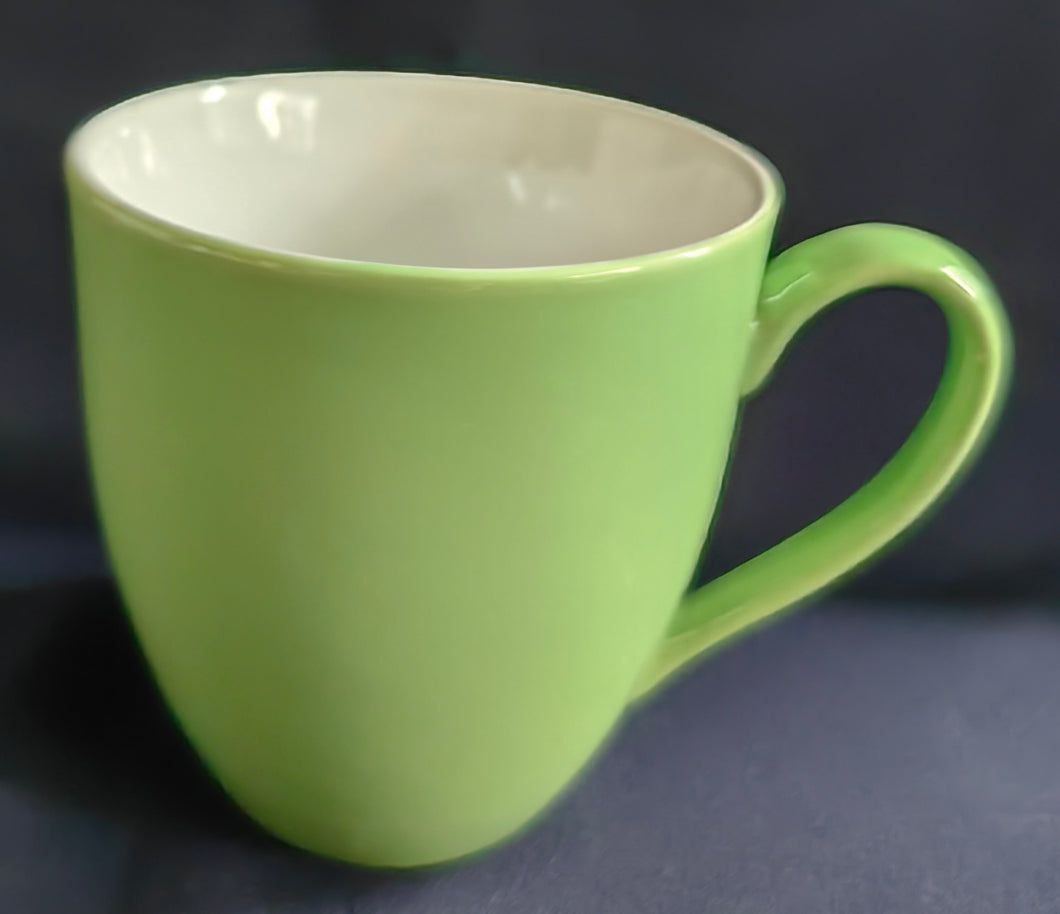 KAFFEETASSE ~POTT - Keramik / Steingut, Einfärbiges Motiv Dekor