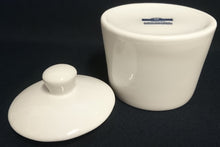 Lade das Bild in den Galerie-Viewer, 3er Set MILCHKÄNNCHEN &amp; ZUCKERDOSE MIT DECKEL &quot;Atrium&quot; - Porzellan, Gastronomisches Einfärbiges Motiv Form Dekor (BC)
