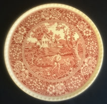 Lade das Bild in den Galerie-Viewer, TORTEN~ SERVIERPLATTE &quot;Rusticana&quot; - Keramik / Steingut, Flora Blumenblüten Bauernhof Felder Menschen Landwirtschaft Relief Motiv Dekor
