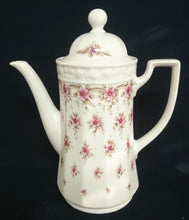 Lade das Bild in den Galerie-Viewer, 23 Teiliges KAFFEESERVICE - Porzellan, Flora Blumenblüten Pflanzen Relief Motiv Dekor
