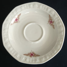 Lade das Bild in den Galerie-Viewer, 2er Set 2er KAFFEEGEDECKE - Porzellan, Flora Blumenblüten Pflanzen Relief Motiv Dekor
