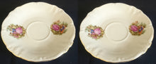 Lade das Bild in den Galerie-Viewer, UNTERTASSE - Porzellan, Goldrand Relief Barock Dekor
