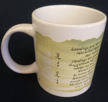 Lade das Bild in den Galerie-Viewer, KAFFEETASSE - Keramik / Steingut, Diddl Maus Motiv Grinsend Lachend Wochentext Spruch Schriftzug Motiv Dekor
