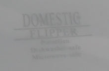 Lade das Bild in den Galerie-Viewer, SUPPENTELLER &quot;Flipper&quot; - Porzellan, Geometrisches Linien Balken Motiv Dekor
