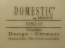 Lade das Bild in den Galerie-Viewer, 2er Set KAFFEETASSEN &quot;Oslo&quot; - Porzellan, Schwarze Streifen Linien Dekor
