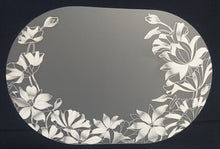 Lade das Bild in den Galerie-Viewer, 2er Set GROßE MOTIV PLATZDECKCHEN, Kunststoff / Plastik, Rechteckige Ovale Form Blumen Pflanzen Gardinenart Motiv Dekor (G)
