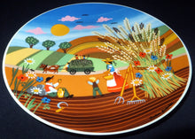 Lade das Bild in den Galerie-Viewer, WAND SAMMELTELLER &quot;Sommer&quot; - Vierjahreszeiten, Porzellan, Barbara Fürstenhöfer Designerin
