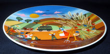 Lade das Bild in den Galerie-Viewer, WAND SAMMELTELLER &quot;Sommer&quot; - Vierjahreszeiten, Porzellan, Barbara Fürstenhöfer Designerin
