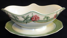 Lade das Bild in den Galerie-Viewer, SAUCIER &quot;Medley Parklane&quot; - Porzellan, Rosen / Rand Dekor
