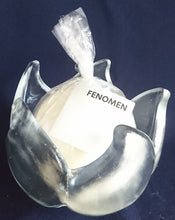 Lade das Bild in den Galerie-Viewer, RUNDE STANDKERZE &quot;Fenomen&quot; - Weiß (Kaltweiß), Runde Kugel Form (G)
