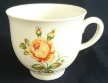 Lade das Bild in den Galerie-Viewer, 2er Set KAFFEETASSEN - Porzellan, Flora Rosen Blumen Blüten Pflanzen Motiv Dekor
