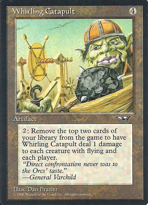 WHIRLING CATAPULT, Magic -The Gathering-, Ausgabe / Set /  Allianzen (Alliances) 1996