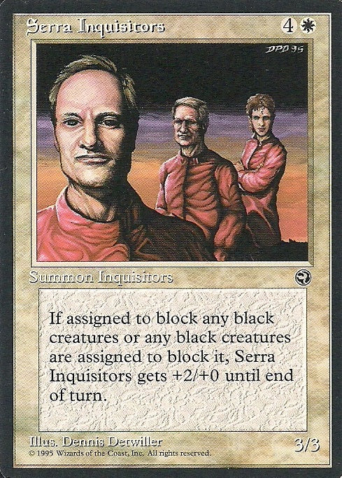 SERRA INQUISITORS, Magic -The Gathering-, Ausgabe / Set / Serie Heimatländer (Homelands) 1995